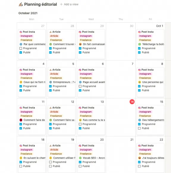 Plan de diffusion d'un podcast
